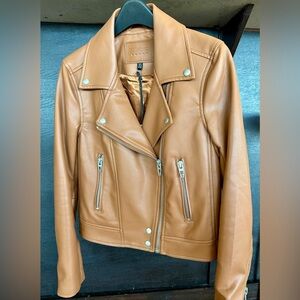 NWT Blank NYC Camel Leather Jacket